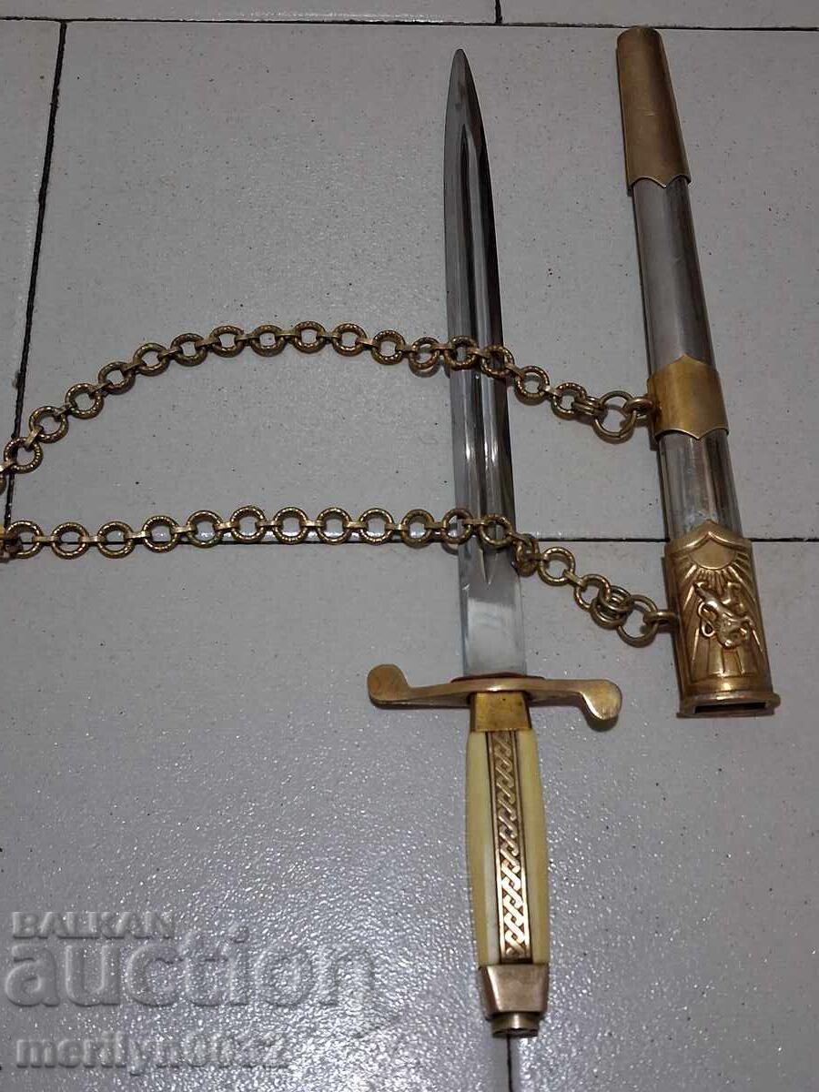 Kortik de ofițer militar general, cuțit pumnal cu kaniya - 7