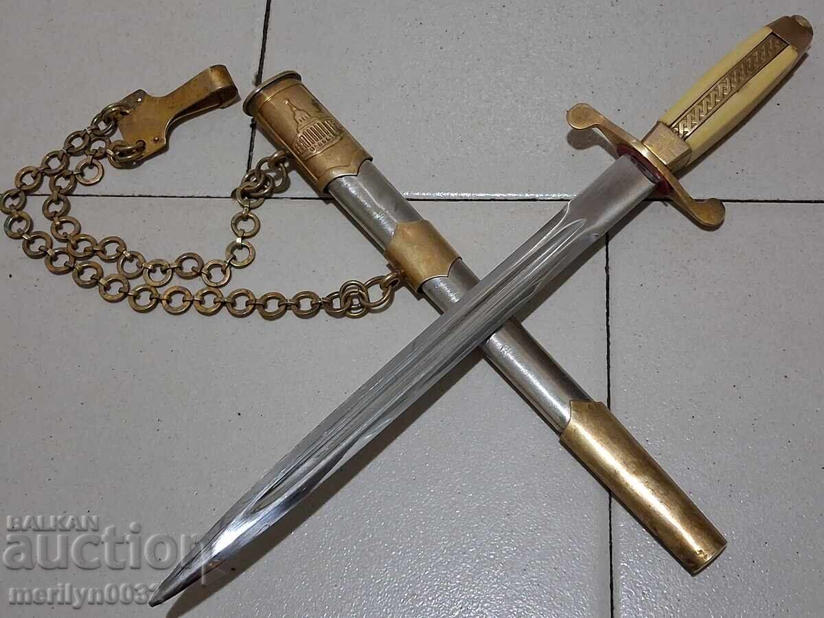 Kortik de ofițer militar general, cuțit pumnal cu kaniya