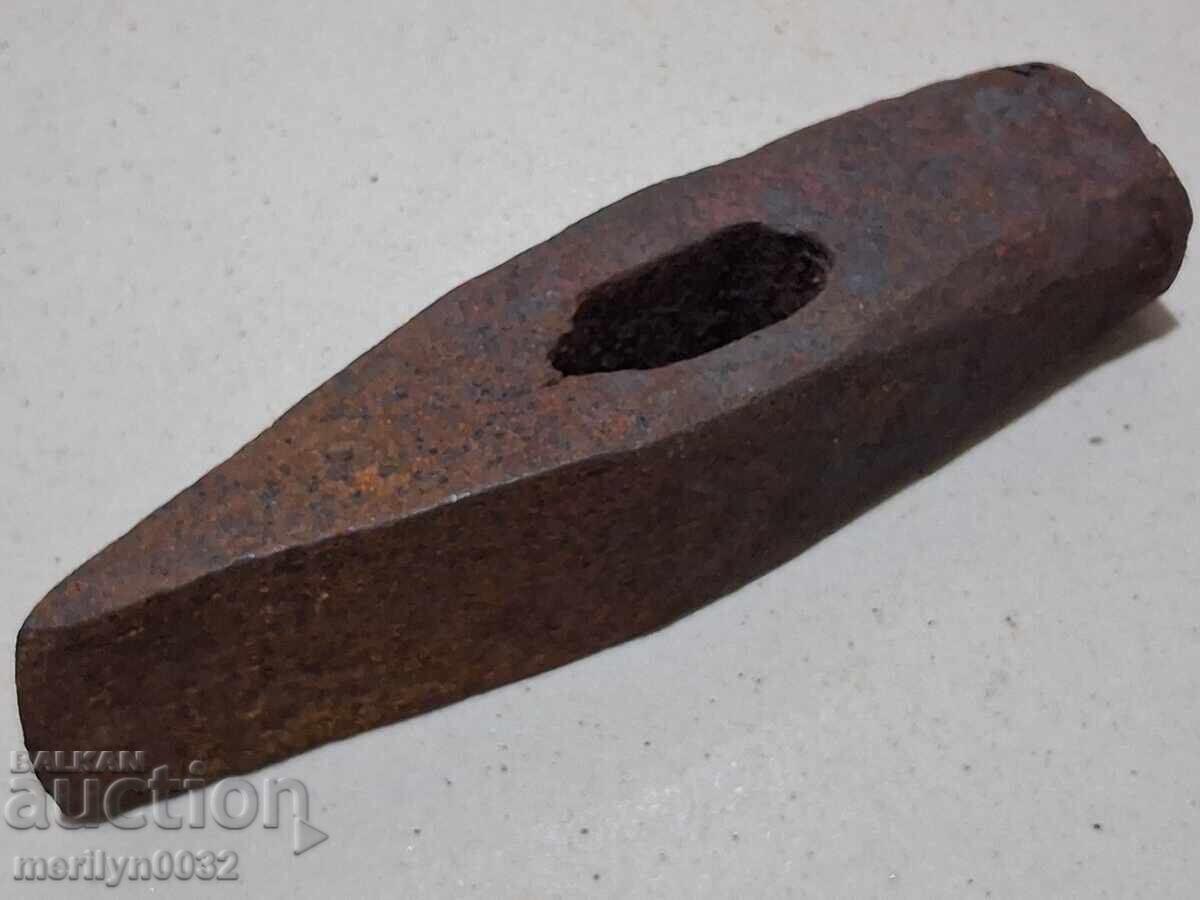 Old mason's hammer, tool, pickaxe