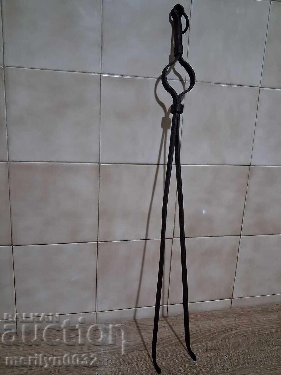 Dilaf vechi, clește, fier forjat pentru cuptor