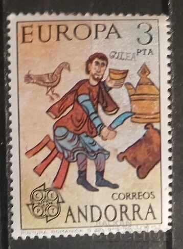 Spania Andorra 1975 Europa CEPT MNH