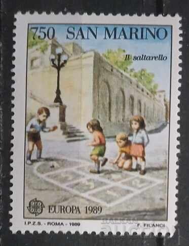 Σαν Μαρίνο 1989 Ευρώπη CEPT Κτίρια MNH