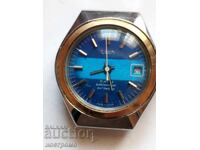 Beam Automatic Watch with Gold-Plated Bezel - A 7019