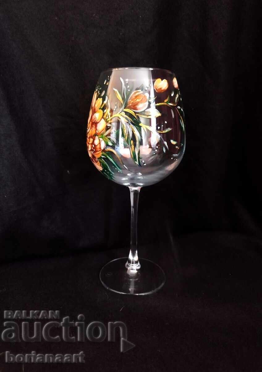 Licitație Pocal de vin cu camelie