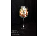 Camellia wine glass