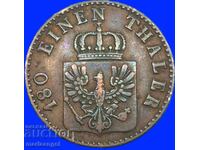2 пфенига 1852 Прусия А-Берлин Германия