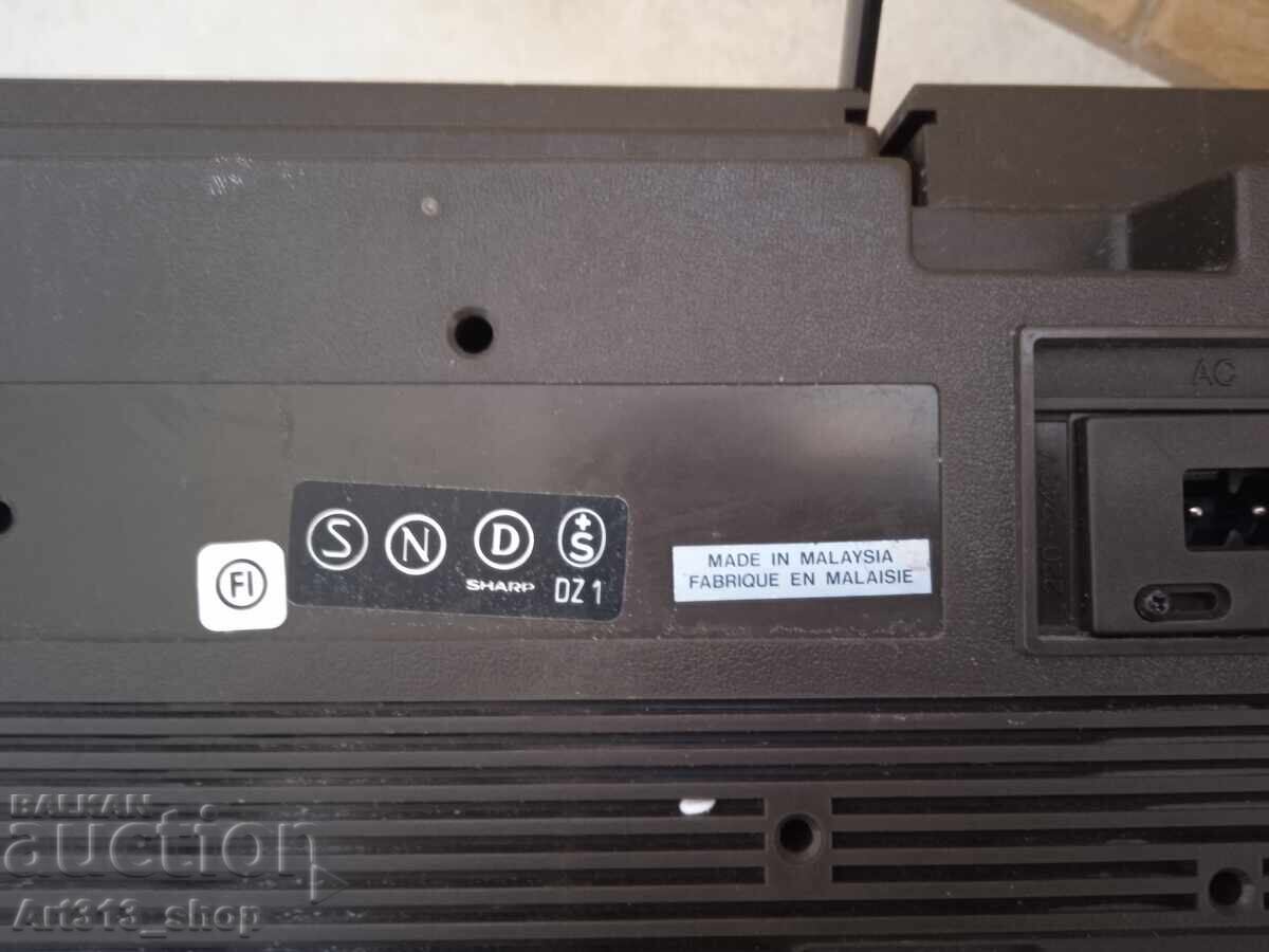 Sharp GF-5757 κασετόφωνο – ρετρό boombox – για ανταλλακτικά / επισκευή - 7