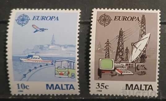 Malta 1988 Europa CEPT Nave/Mașini/Avioane MNH