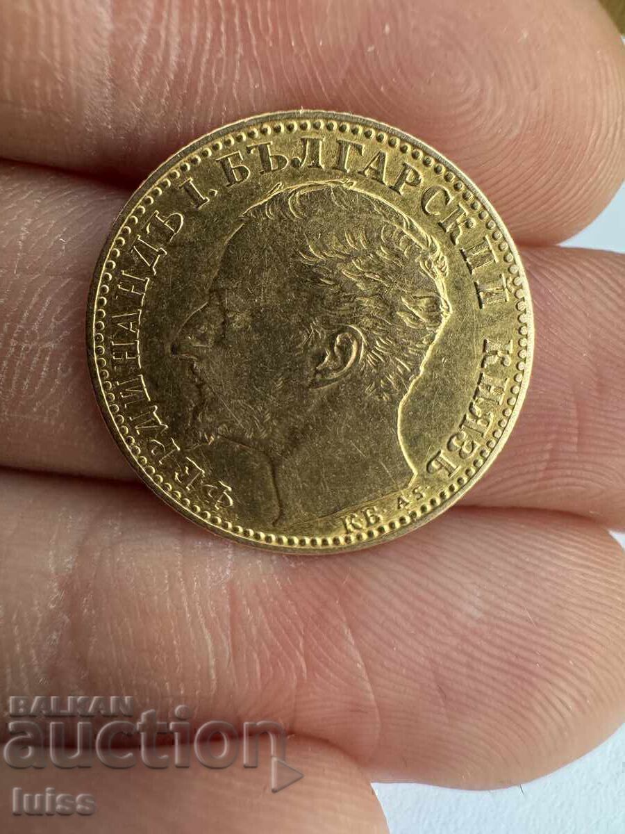 Παράδοση Χρυσό νόμισμα Βουλγαρία 10 Λεβα 1894g. Φερδινάνδος Α'
