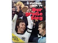 1974 GERMAN PHOTO ALBUM WORLD CUP FOOTBALL K042