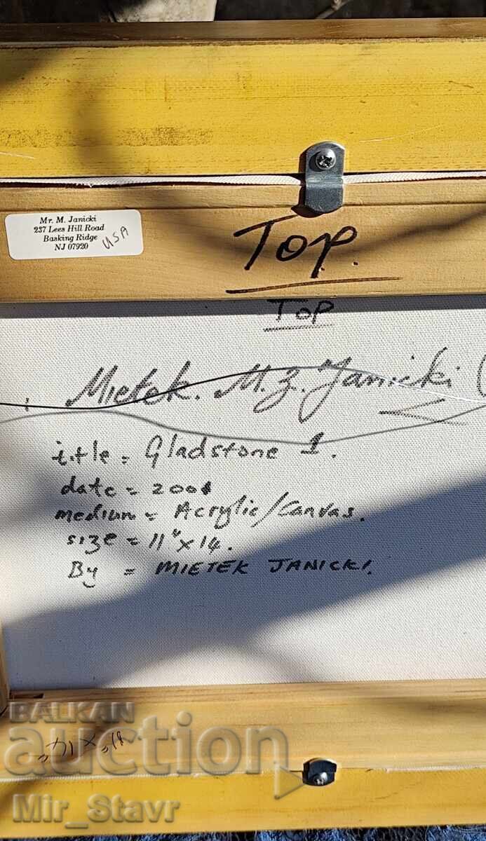 Mietek JANICKI "Gladstone 1" 2004 g. Original - Acril/Pânză - 5