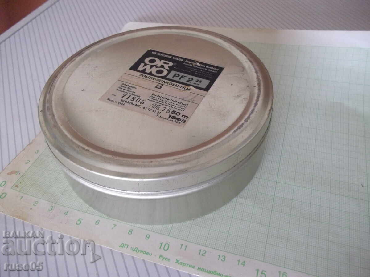 Cutie "ORWO" din peliculă cinematografică germană - RDG - 5 Cutie "ORWO" din peliculă cinematografică germană - RDG - 5