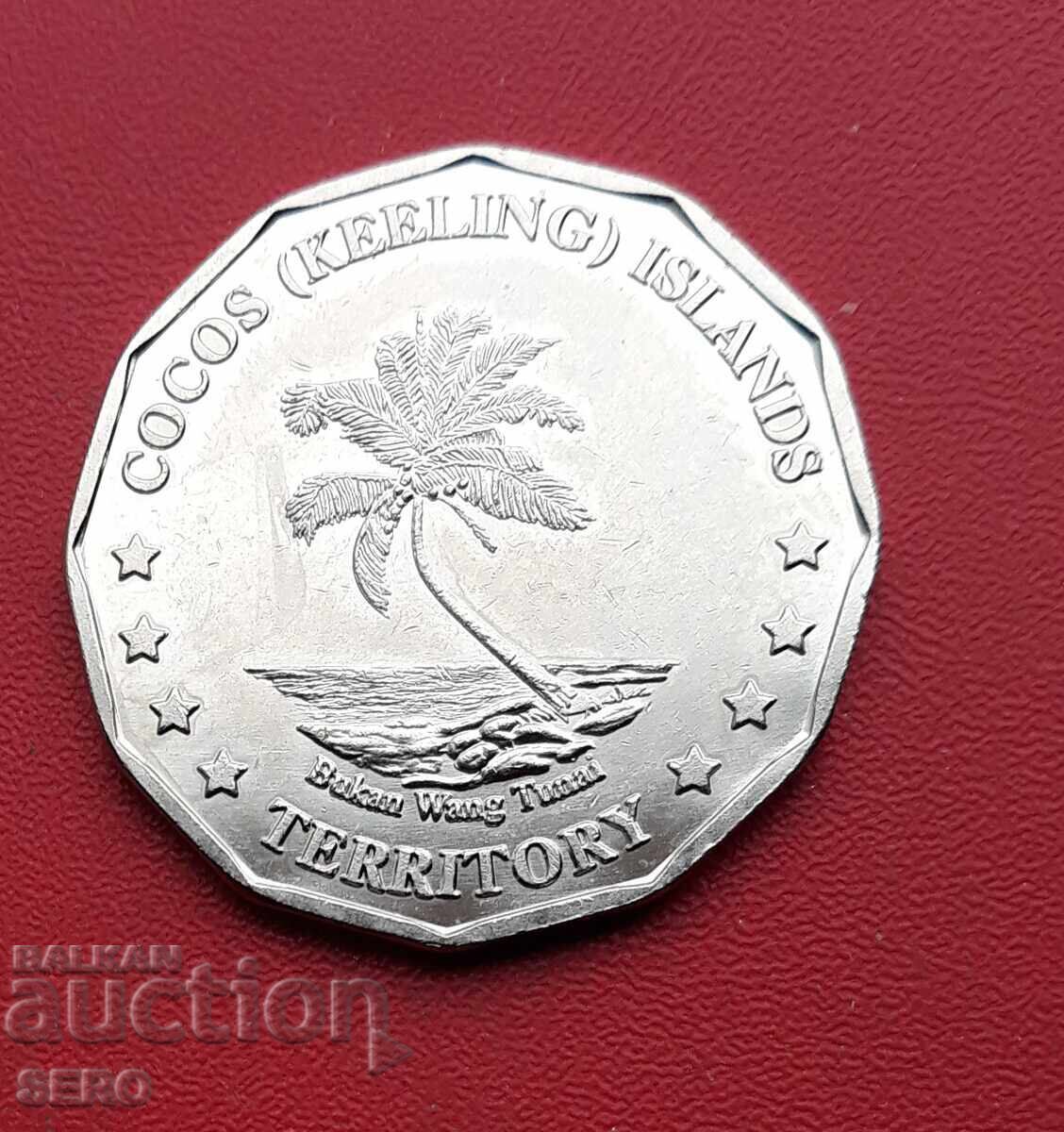 Кокосови острови/територия към Австралия/-50 цента 2004 с цена € 12.00 | 23.47 лв.