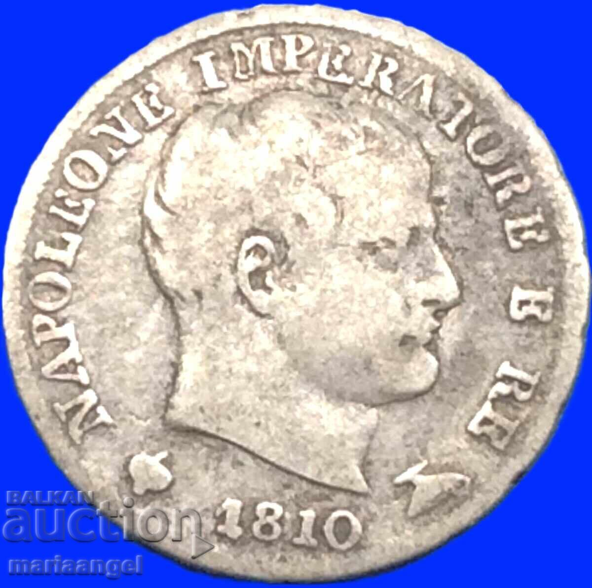 Livrarea Napoleon 5 soldi 1810 M - Milano Italia argint - destul de rar Livrarea Napoleon 5 soldi 1810 M - Milano Italia argint - destul de rar