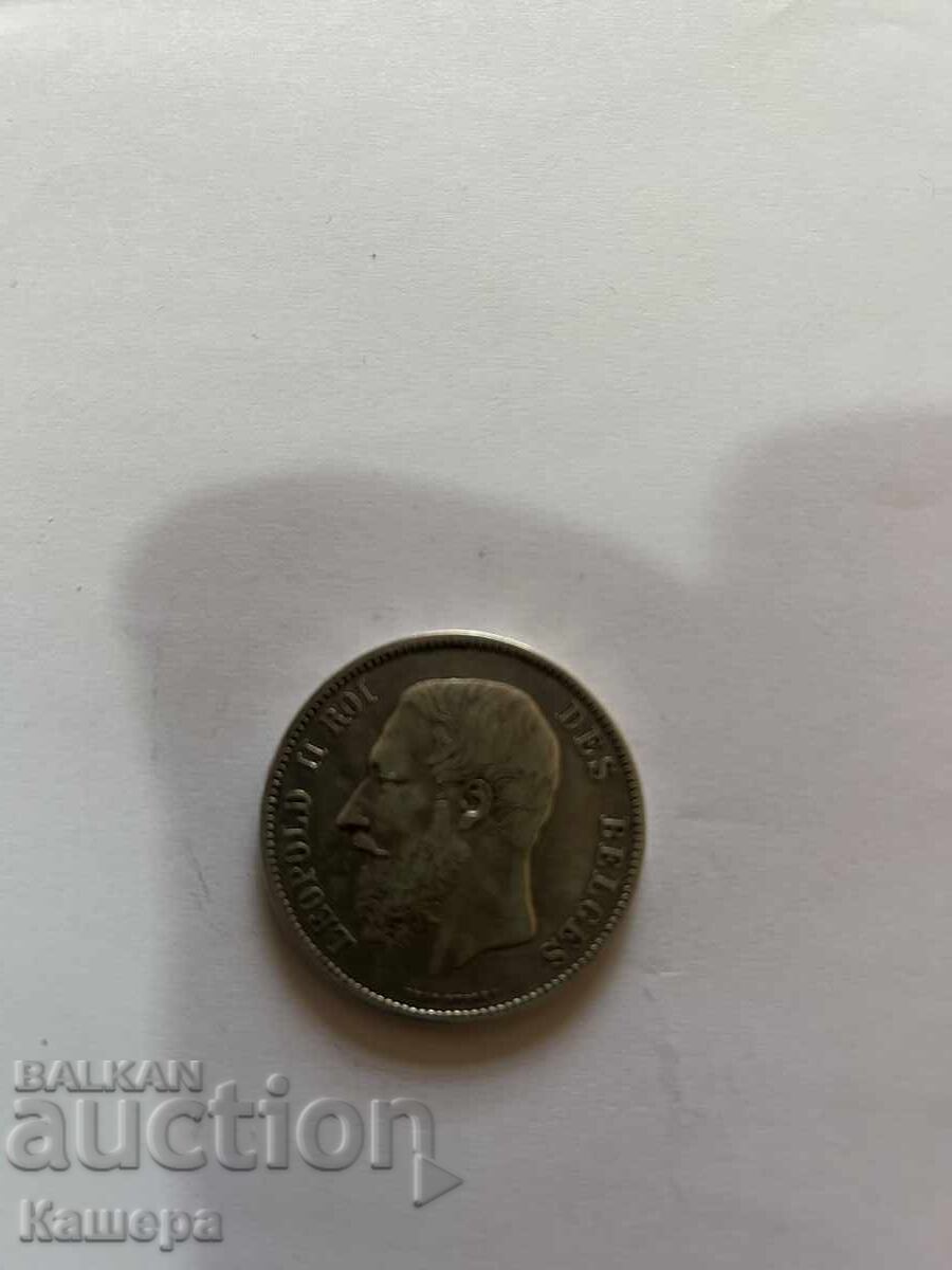 5 franci Belgia cu preț € 45.00 | 88.01 BGN