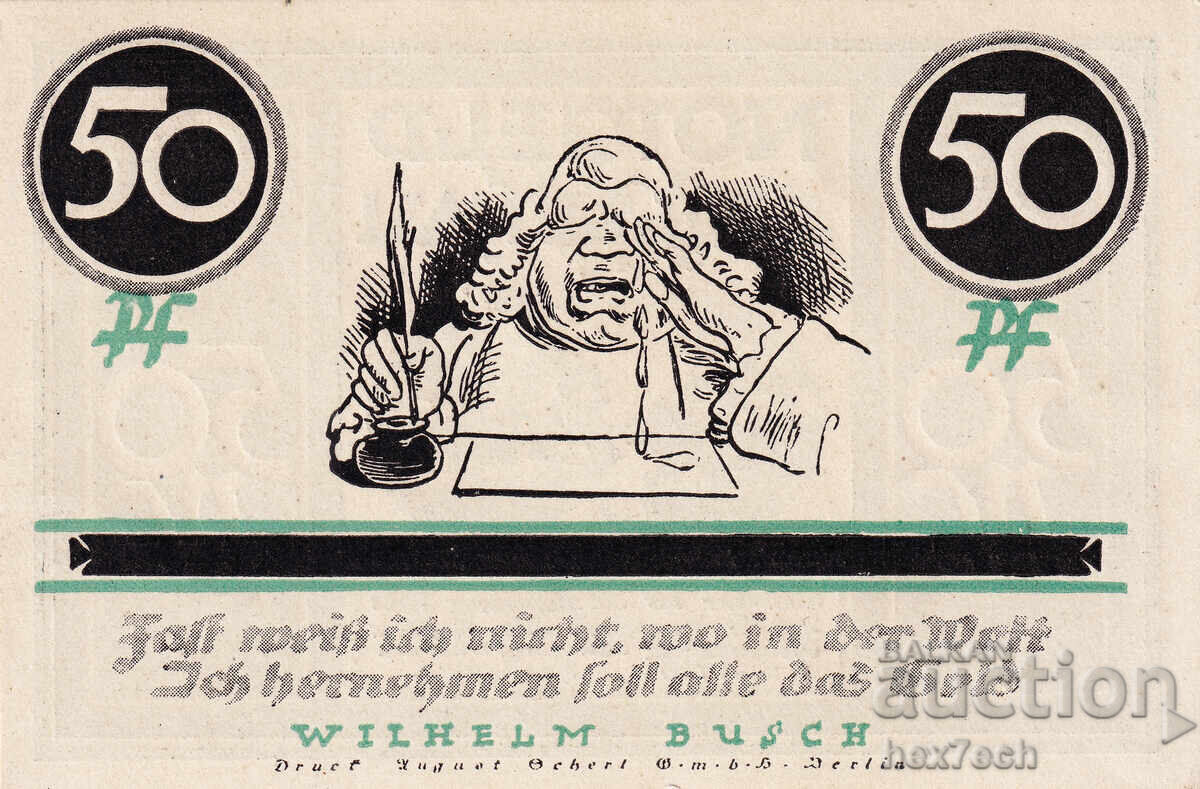 Δημοπρασία ❤️ ⭐ Γερμανία Stolzenau 1921 50 πφένινγκ UNC νέα ⭐ ❤️