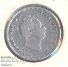 Marea Britanie 4 pence 1836, argint cu preț € 25.00 | 48.90 BGN