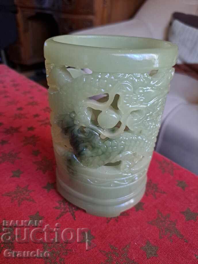 Lighthouse imitation jade with electric candle with price € 10.00 | 19.56 BGN