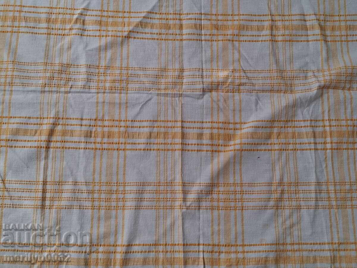 Cearșaf vechi țesut manual cu dantelă Kenar anii '20 - 7