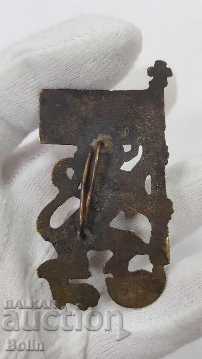 Foarte rară cocardă regală, cocardă a Oplicei Macedono-Adrianopolitane - 6