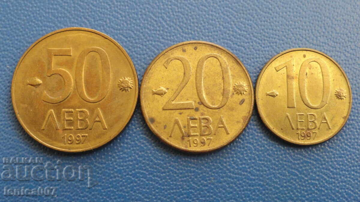 Bulgaria 1997 - Lotul complet de monede de schimb