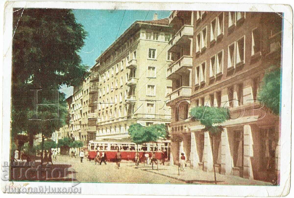 OLD CARD SOFIA "G.S. RAKOVSKI" STREET DEFECT J356 OLD CARD SOFIA "G.S. RAKOVSKI" STREET DEFECT J356