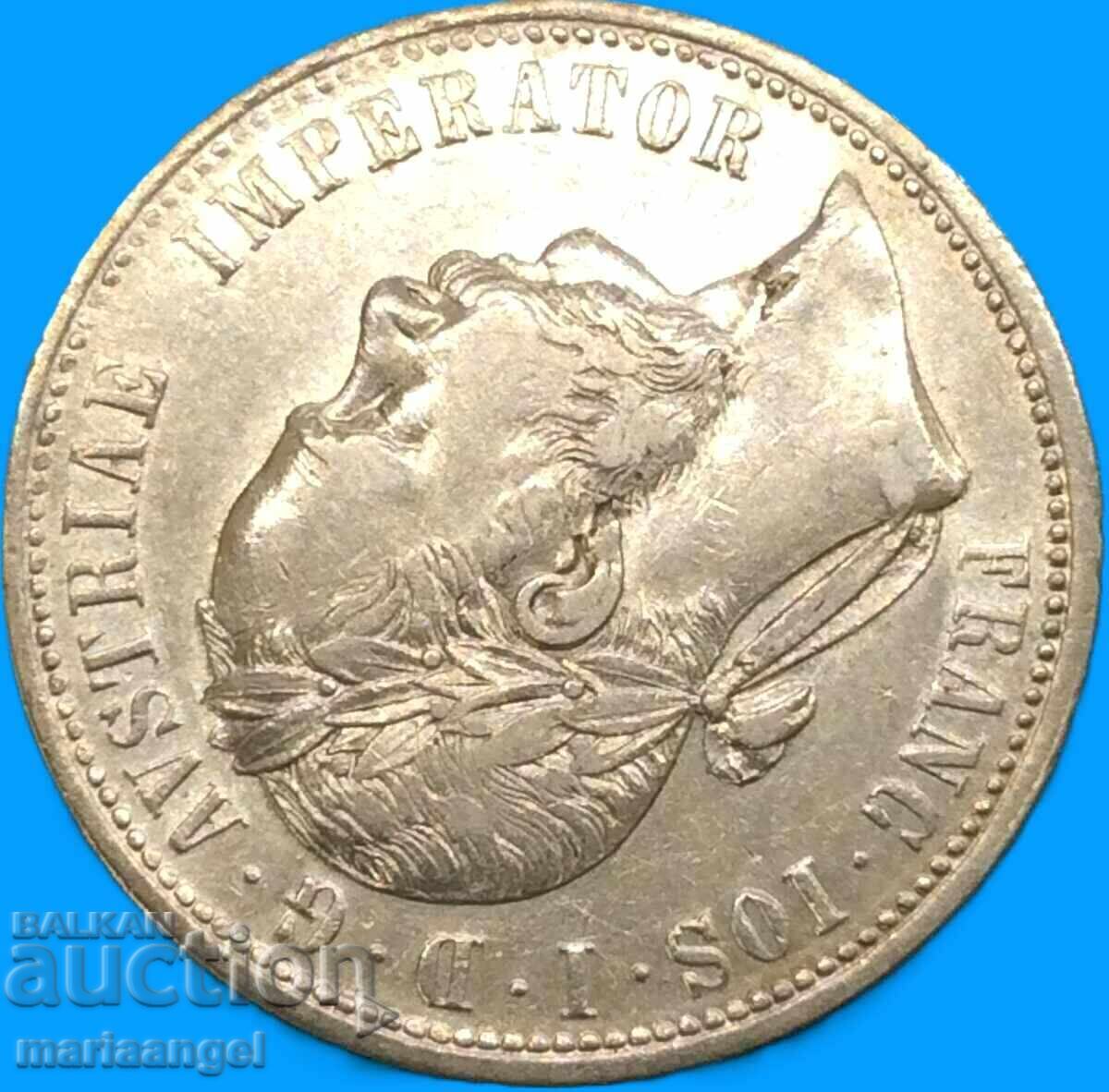 Austria 1 florin 1875 Franz Joseph argint - an rar - 5 Austria 1 florin 1875 Franz Joseph argint - an rar - 5