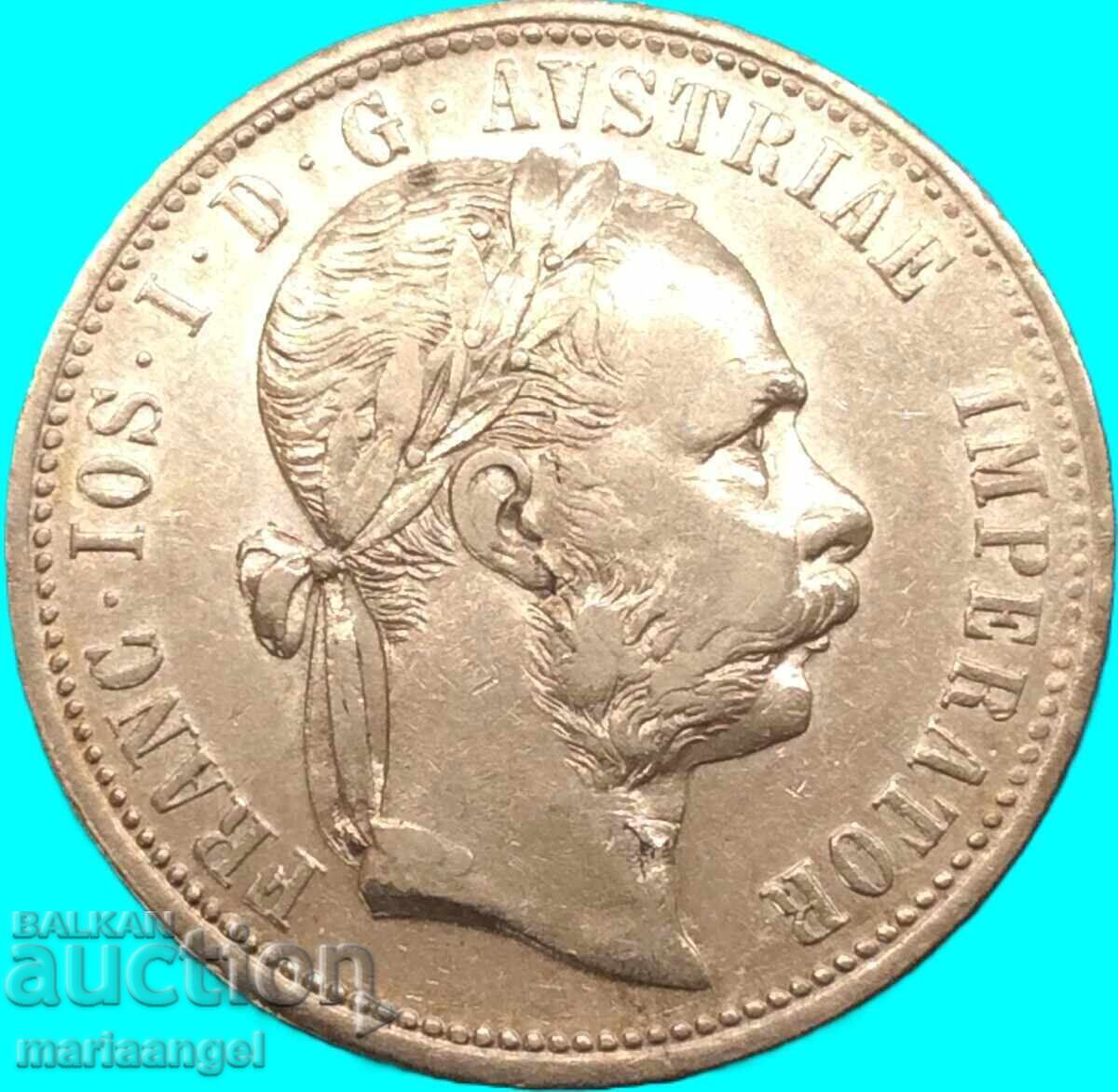 Austria 1 florin 1875 Franz Joseph argint - an rar - 6 Austria 1 florin 1875 Franz Joseph argint - an rar - 6