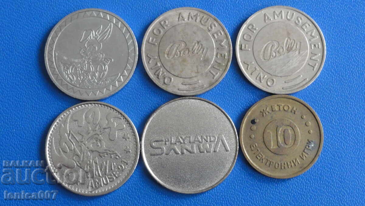 Licitație Jetoane (6 bucăți)