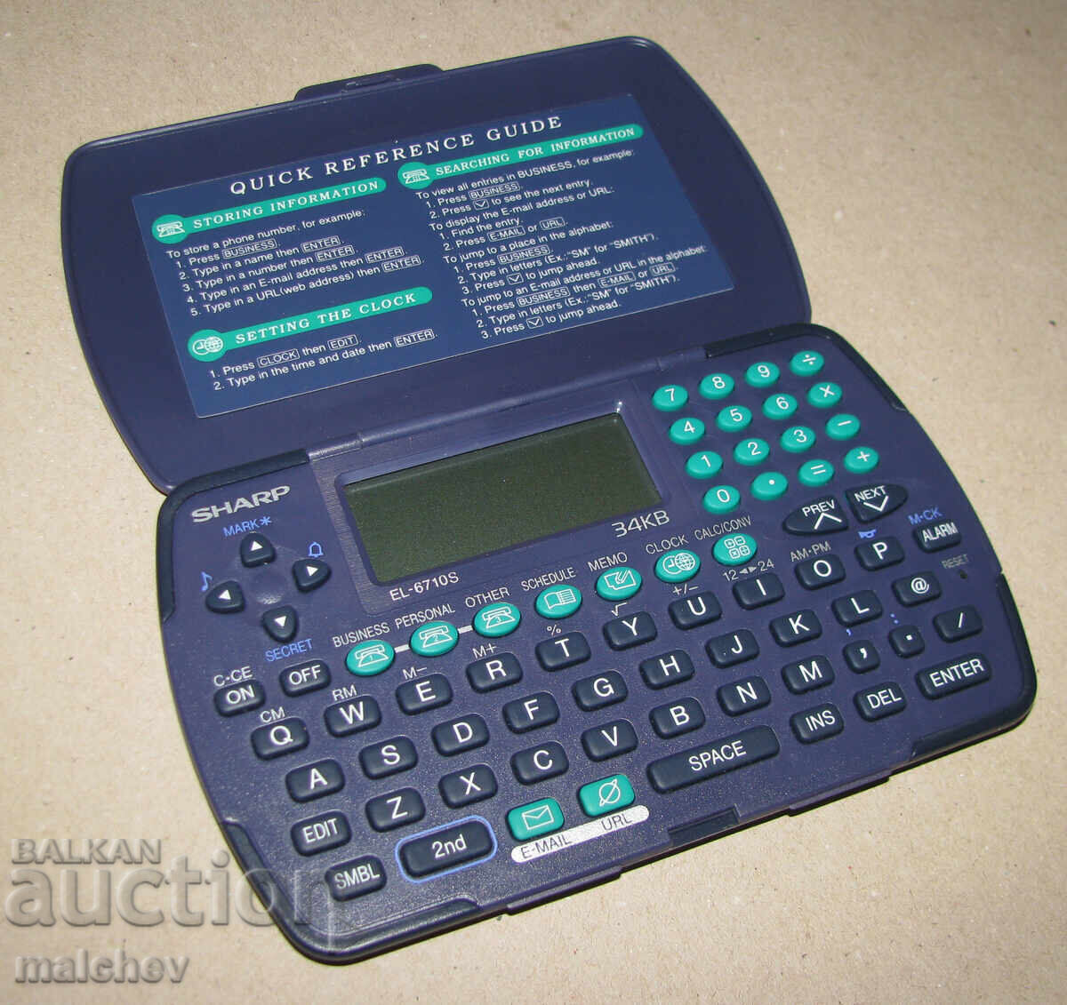 Organizator electronic Sharp, multifuncțional, excelent