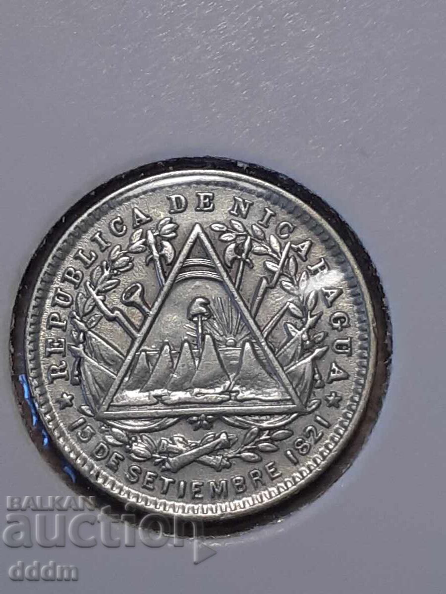 10 cenți, 1887 Nicaragua cu preț € 20.00 | 39.12 BGN