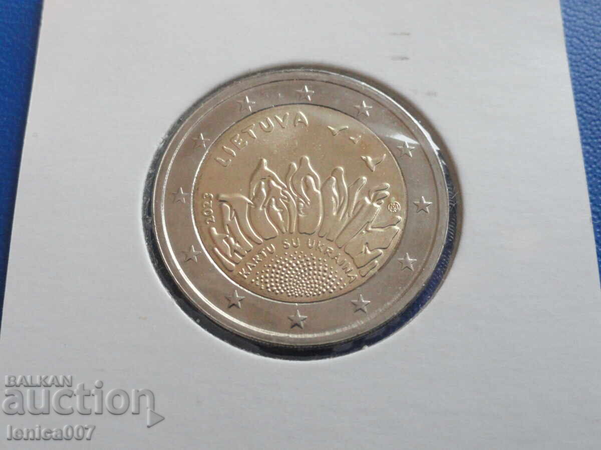 Lituania 2023 - 2 euro „Împreună cu Ucraina” - 5