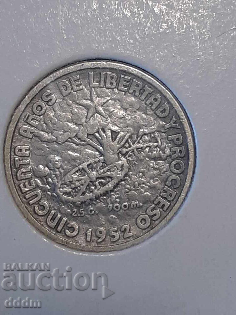 10 centavos 1952 Cuba cu preț € 10.00 | 19.56 BGN