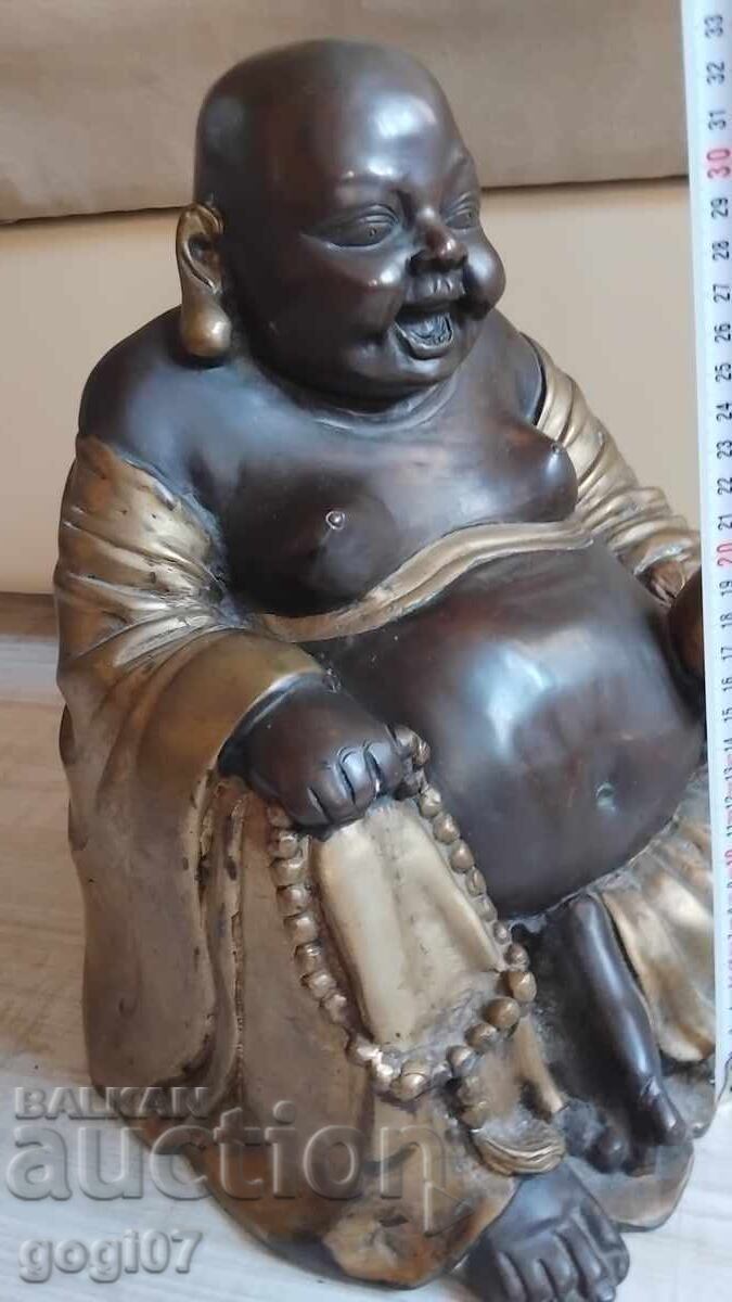 Livrarea Buddha zâmbitor din bronz