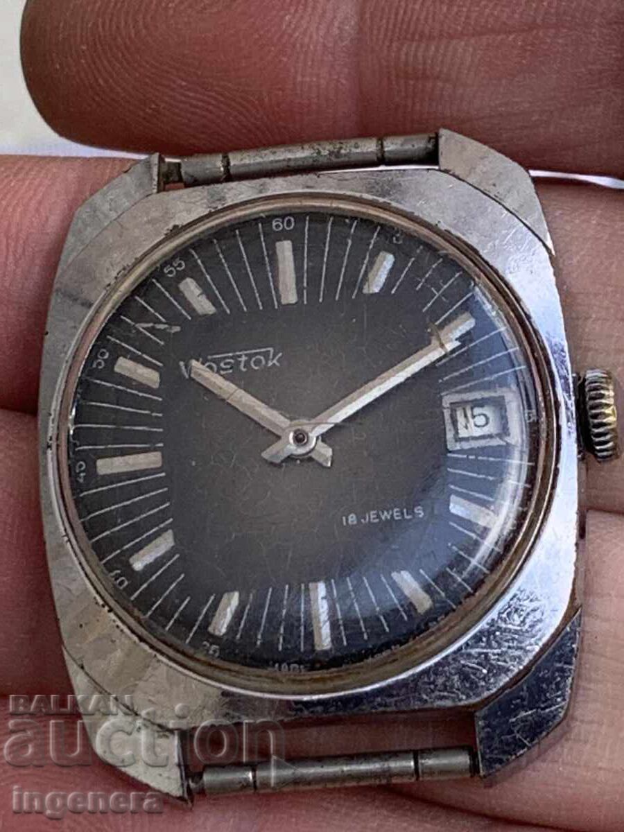 Ceas Vostok Wostok manual funcționează corect schimbă data