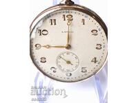 Lanco - Джобен часовник от масивно сребро Ancre 15 Rubis