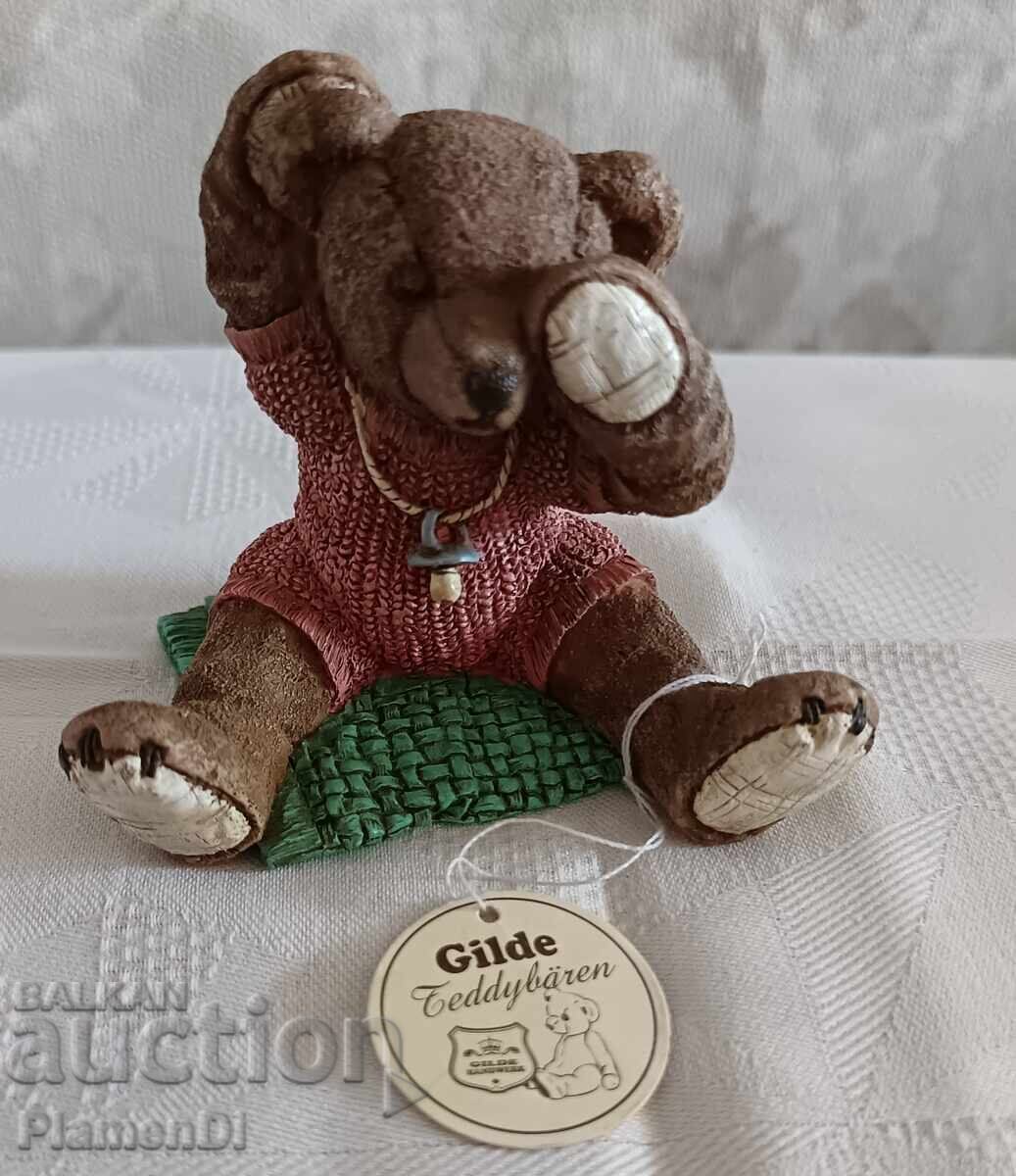 Аукцион Колекционерска фигурка мече Teddy Gilde Baby Pink ръчна изр.