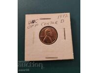 SUA 1 cent 1972 Denver