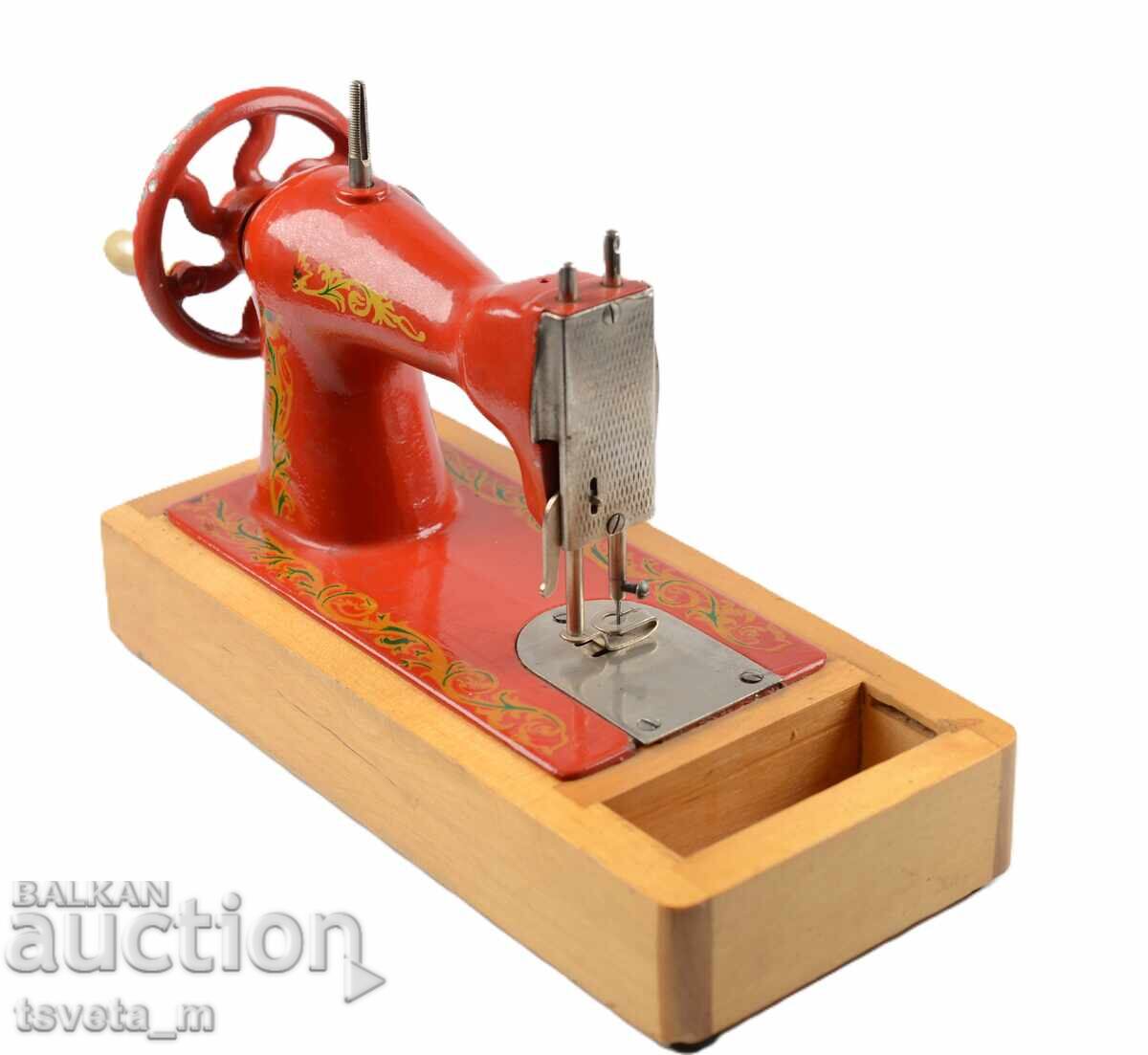 Auction  Vintage children's sewing machine USSR