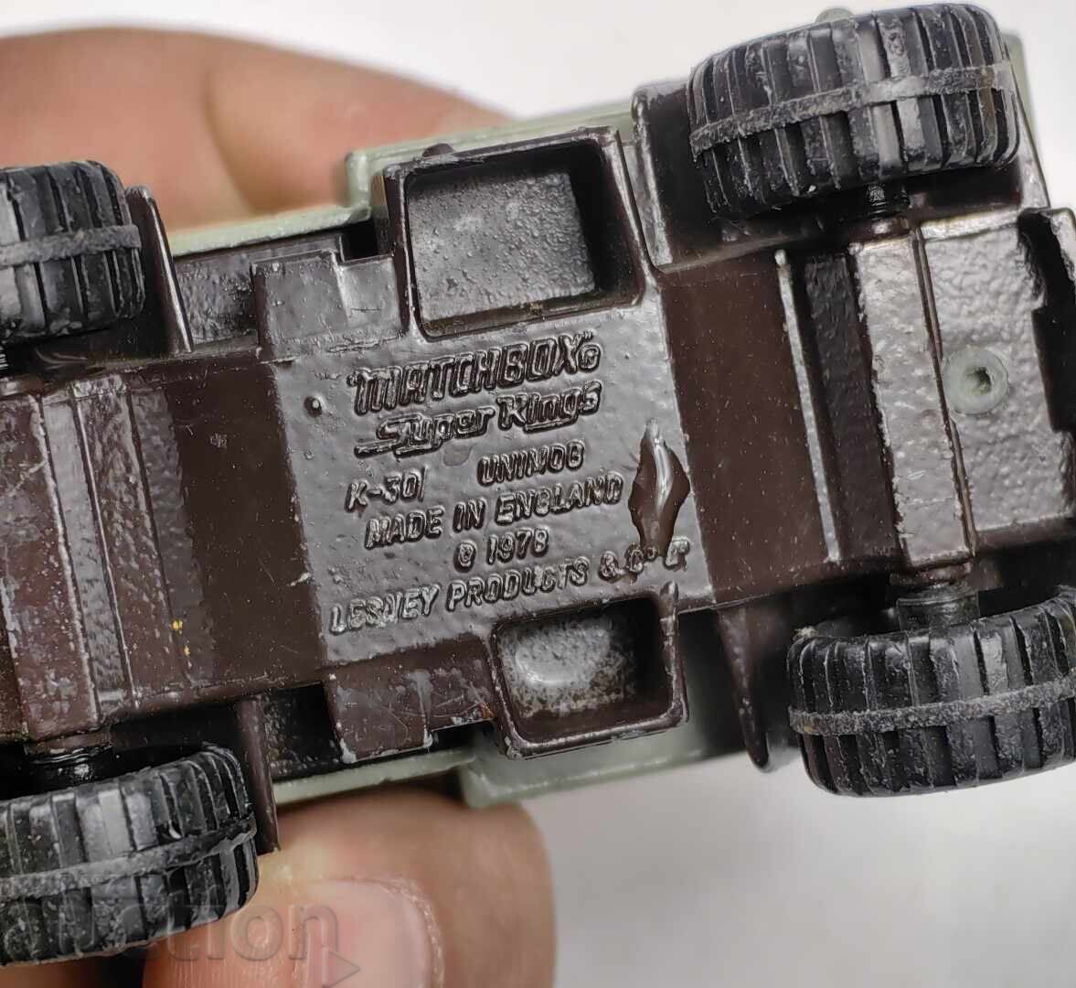 1978 ΠΑΛΙΟ ΜΕΤΑΛΛΙΚΟ ΑΜΑΞΙ MATCHBOX LESNEY K30 UNIMOG - 5