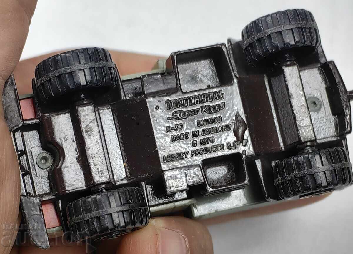 1978 ΠΑΛΙΟ ΜΕΤΑΛΛΙΚΟ ΑΜΑΞΙ MATCHBOX LESNEY K30 UNIMOG - 6