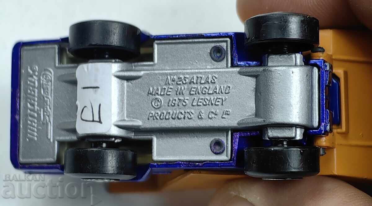 1975 VECHI CĂRUCIOR METALIC MATCHBOX LESNEY N23 ATLAS - 7