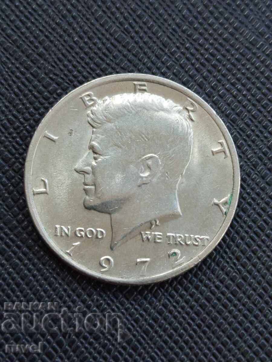 SUA, jumătate de dolar 1972