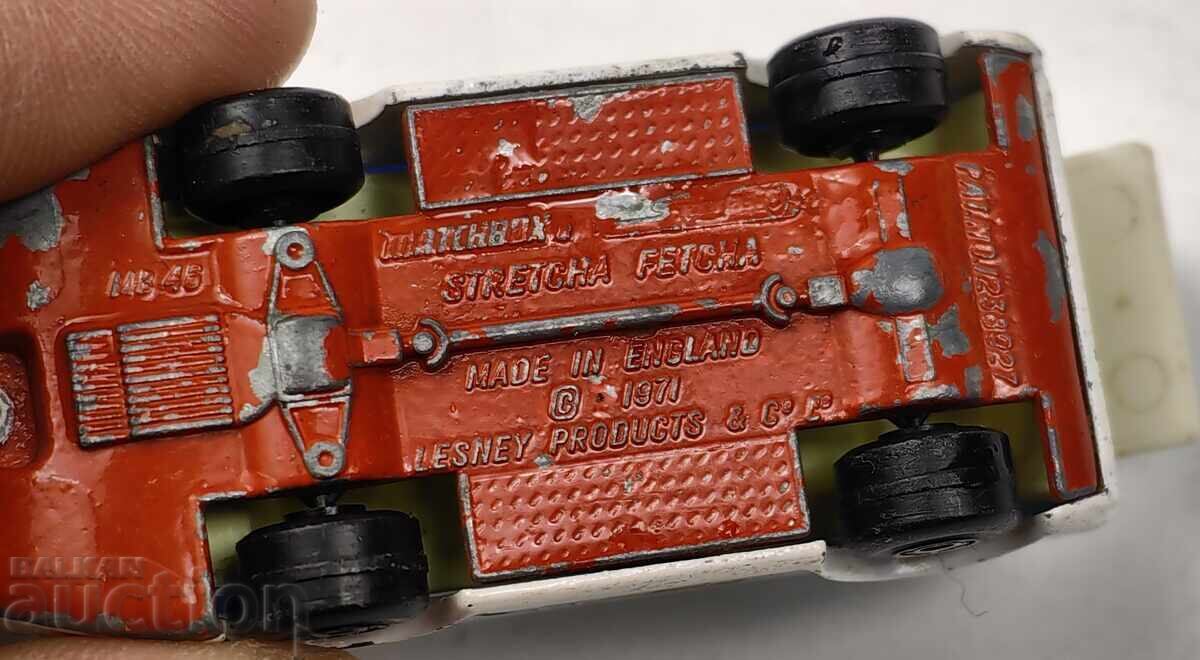 1971 MAȘINUȚĂ METALICĂ MATCHBOX LESNEY MB46 STRETCHA FETCHA - 6