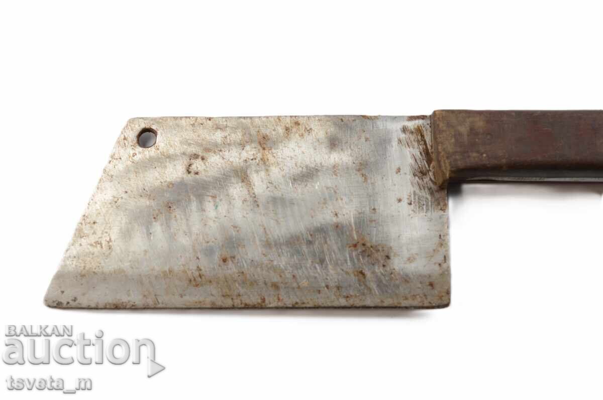 Auction  Antique cleaver knife tool