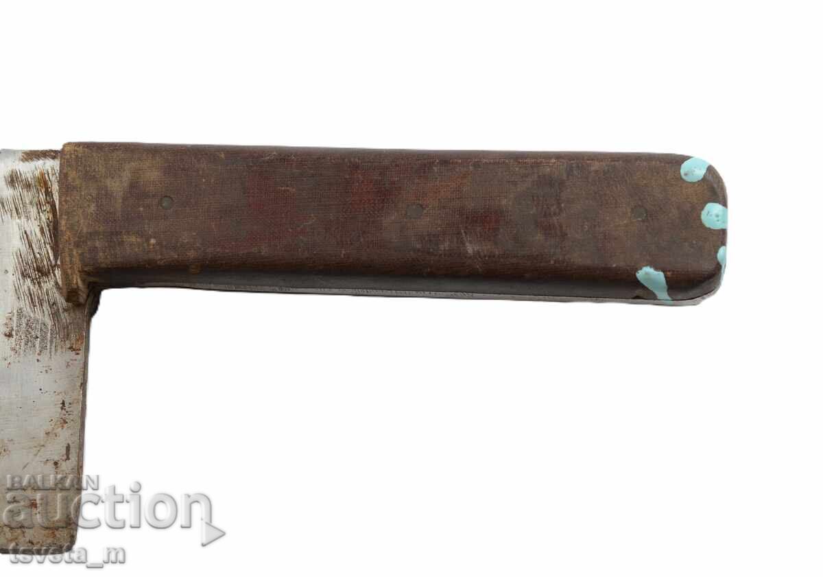 Antique cleaver knife tool - 5