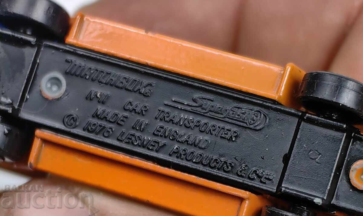 1976 ΜΕΤΑΛΛΙΚΟ ΑΥΤΟΚΙΝΗΤΟ MATCHBOX LESNEY N11 CAR TRANSPORTER - 5