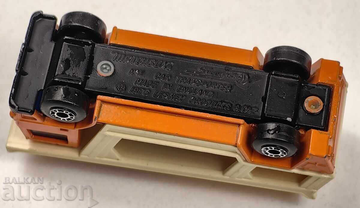 1976 ΜΕΤΑΛΛΙΚΟ ΑΥΤΟΚΙΝΗΤΟ MATCHBOX LESNEY N11 CAR TRANSPORTER - 6