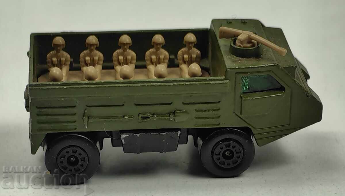 Livrarea 1976 CĂRUCIOR METALIC MATCHBOX LESNEY N54 TRANSPORTOR DE PERSONAJ Livrarea 1976 CĂRUCIOR METALIC MATCHBOX LESNEY N54 TRANSPORTOR DE PERSONAJ