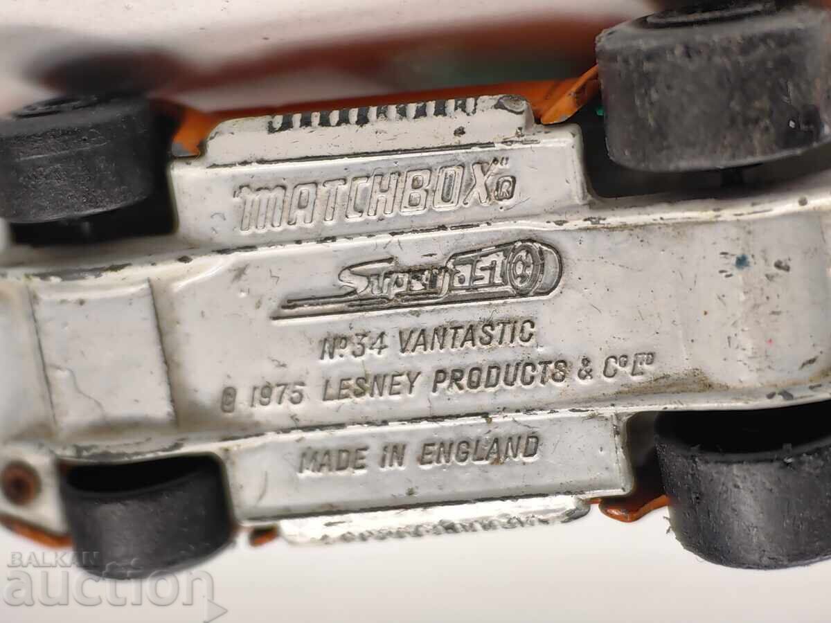 1975 OLD METAL CAR MATCHBOX LESNEY N34 VANTASTIC - 6